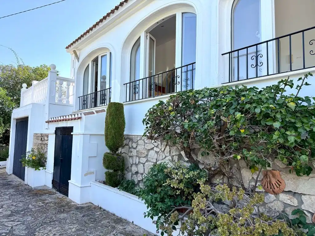 Vista exterior de Casa o chalet en venta en Jávea / Xàbia con Aire acondicionado, Calefacción y Jardín privado
