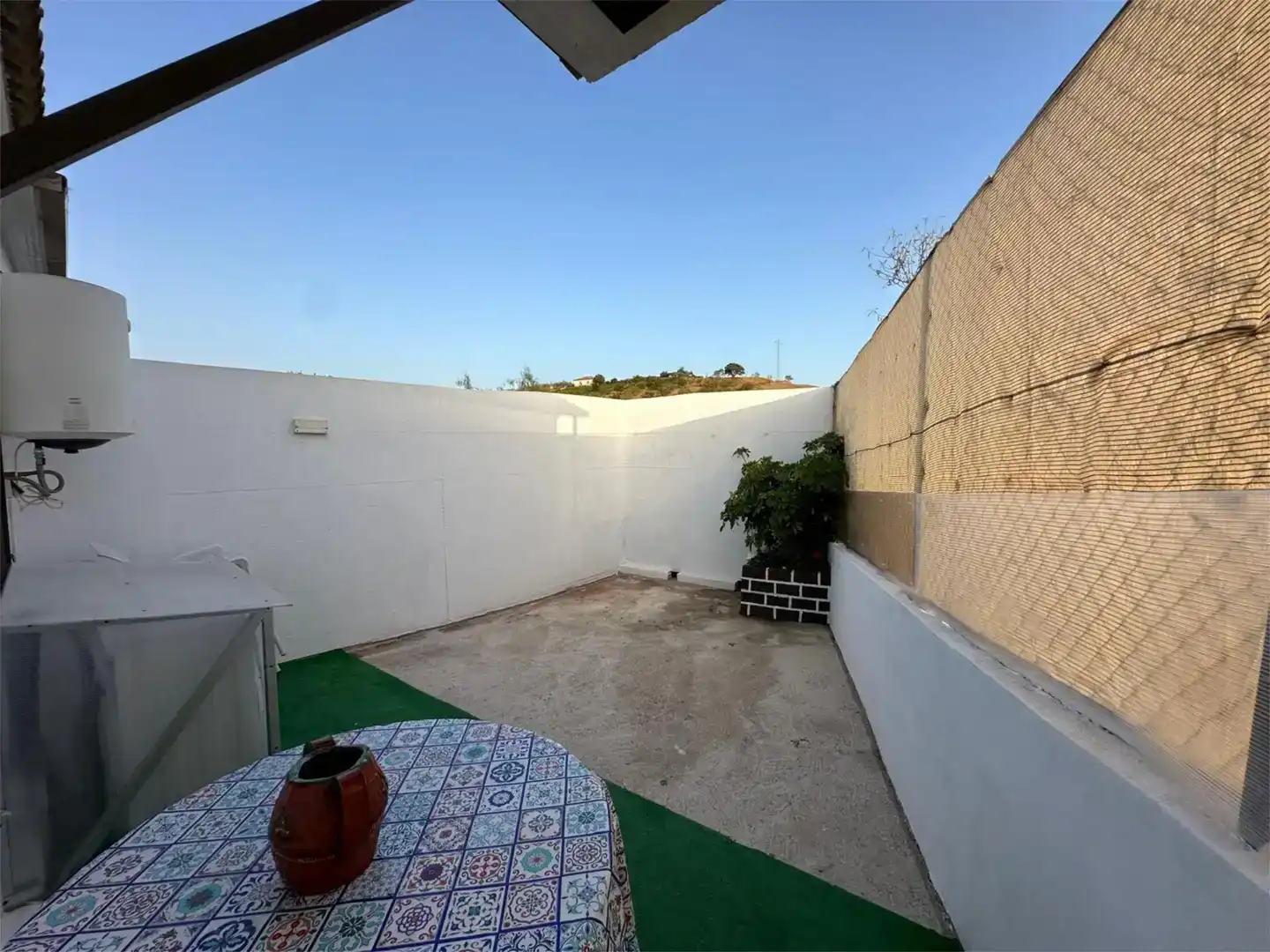 Terrassa de Casa o xalet de lloguer en Colmenar amb Jardí privat, Moblat i Forn