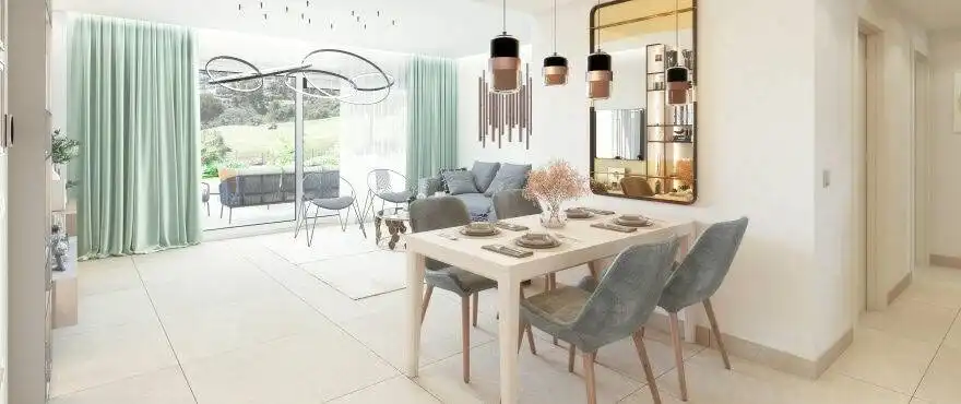 Comedor de Apartamento en venta en Mijas con Aire acondicionado, Calefacción y Terraza