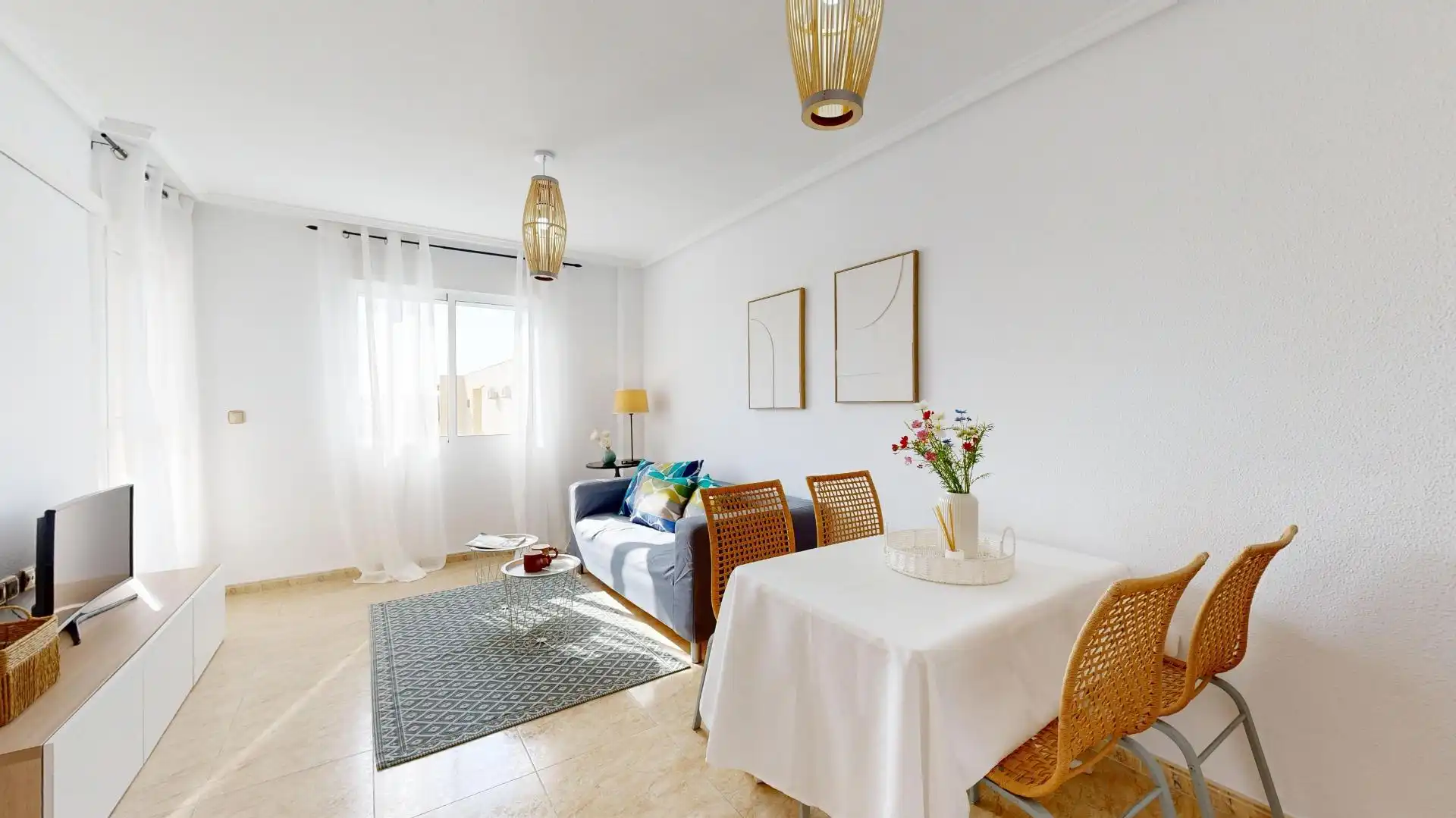 Sala de estar de Apartamento en venta en Los Montesinos con Terraza