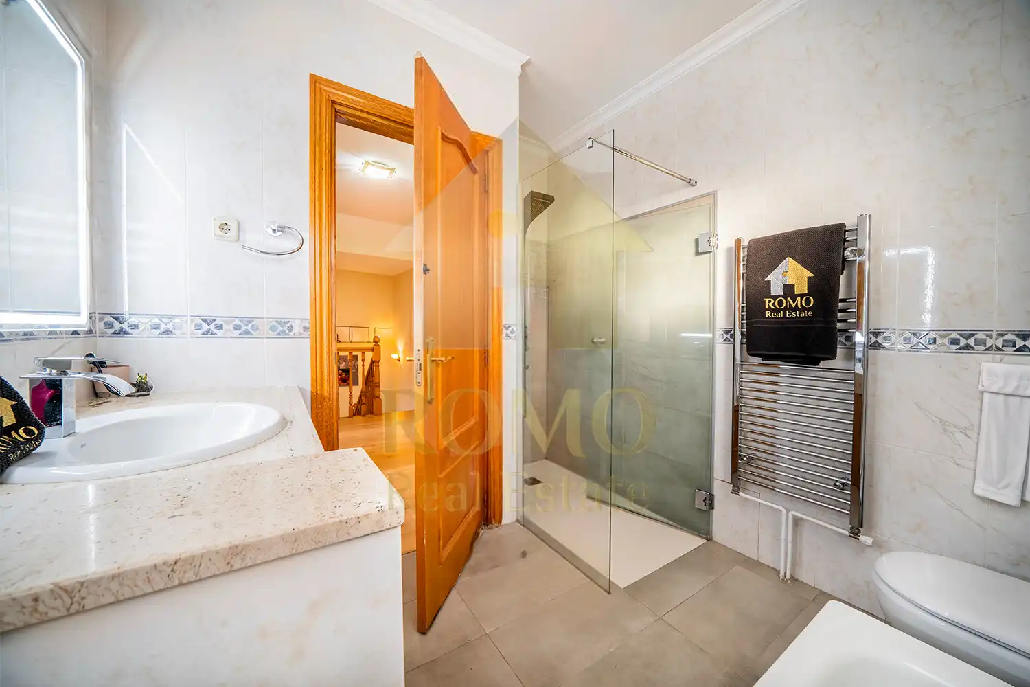 Baño de Casa o chalet en venta en L'Ametlla del Vallès con Aire acondicionado, Calefacción y Jardín privado