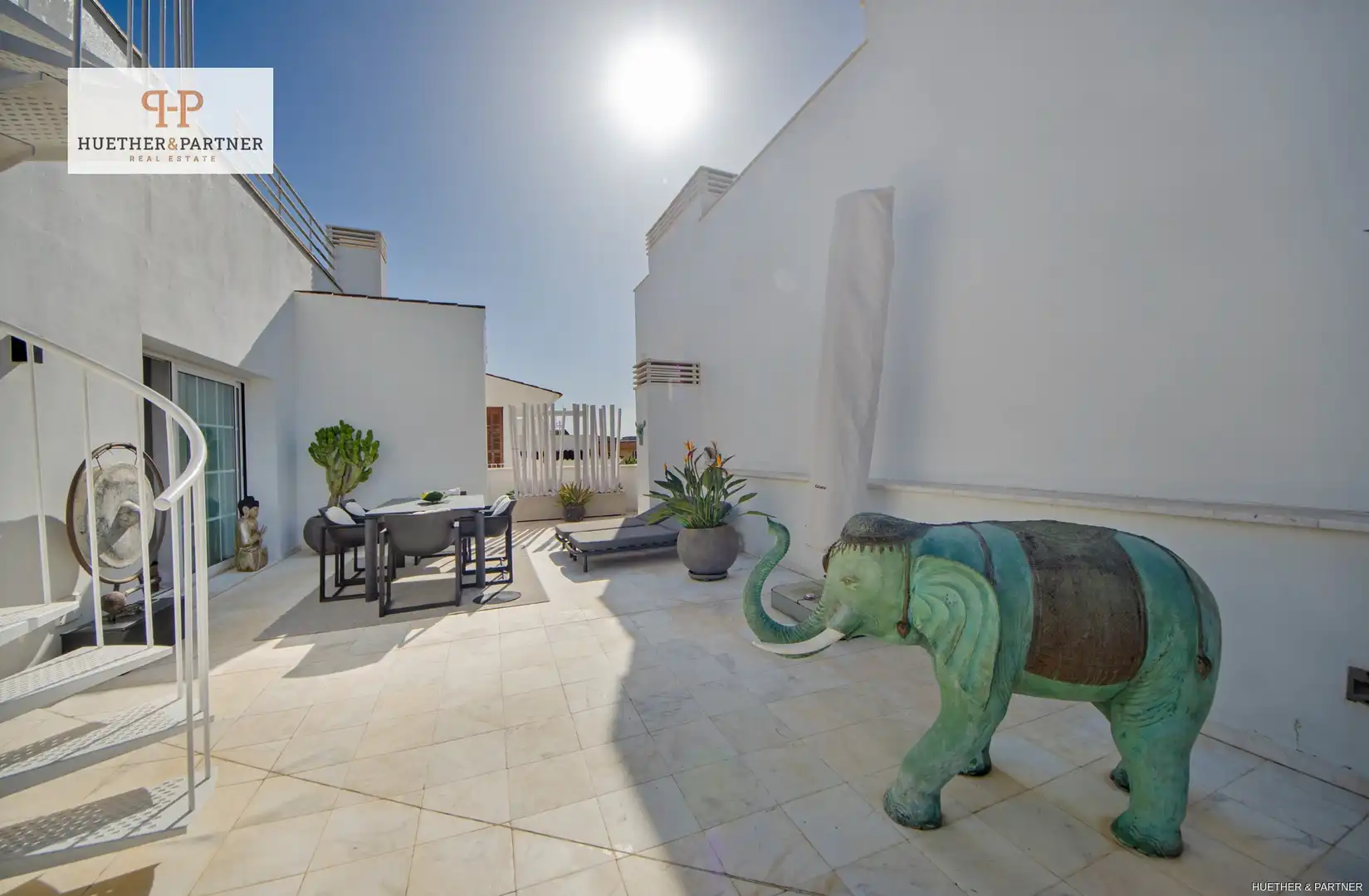 Terrace of Flat for sale in Manacor  with Air Conditioner, Heating and Furnished