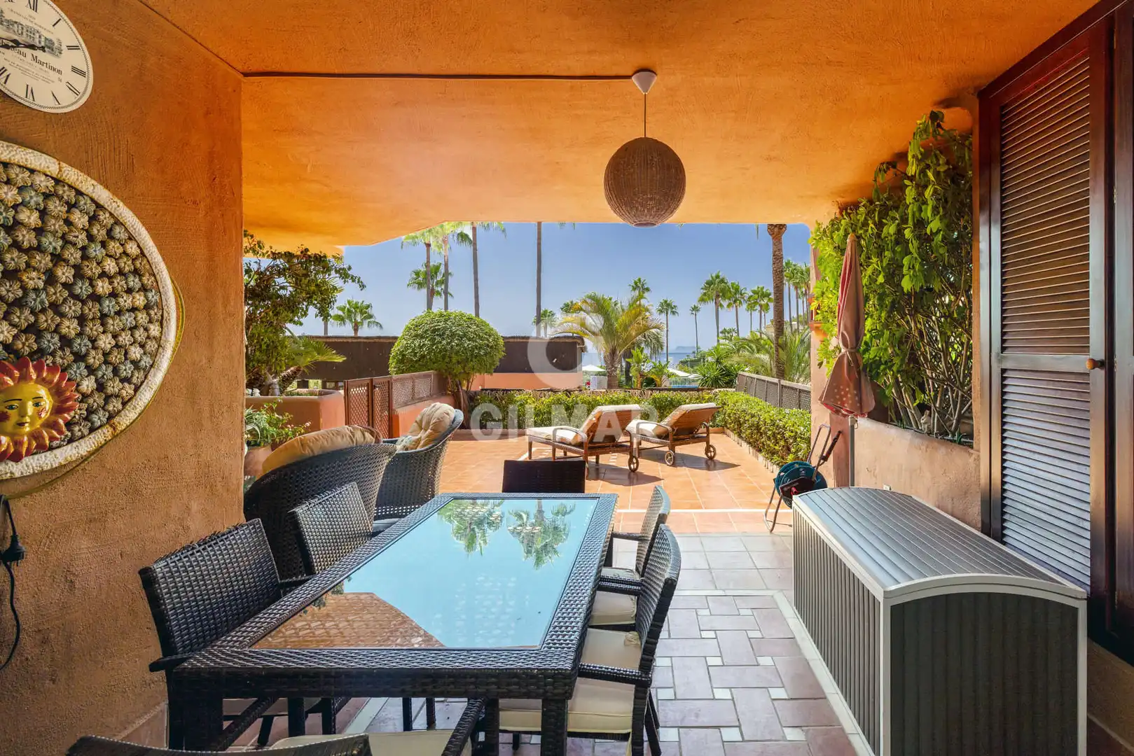 Terraza de Planta baja en venta en Estepona con Calefacción, Jardín privado y Trastero