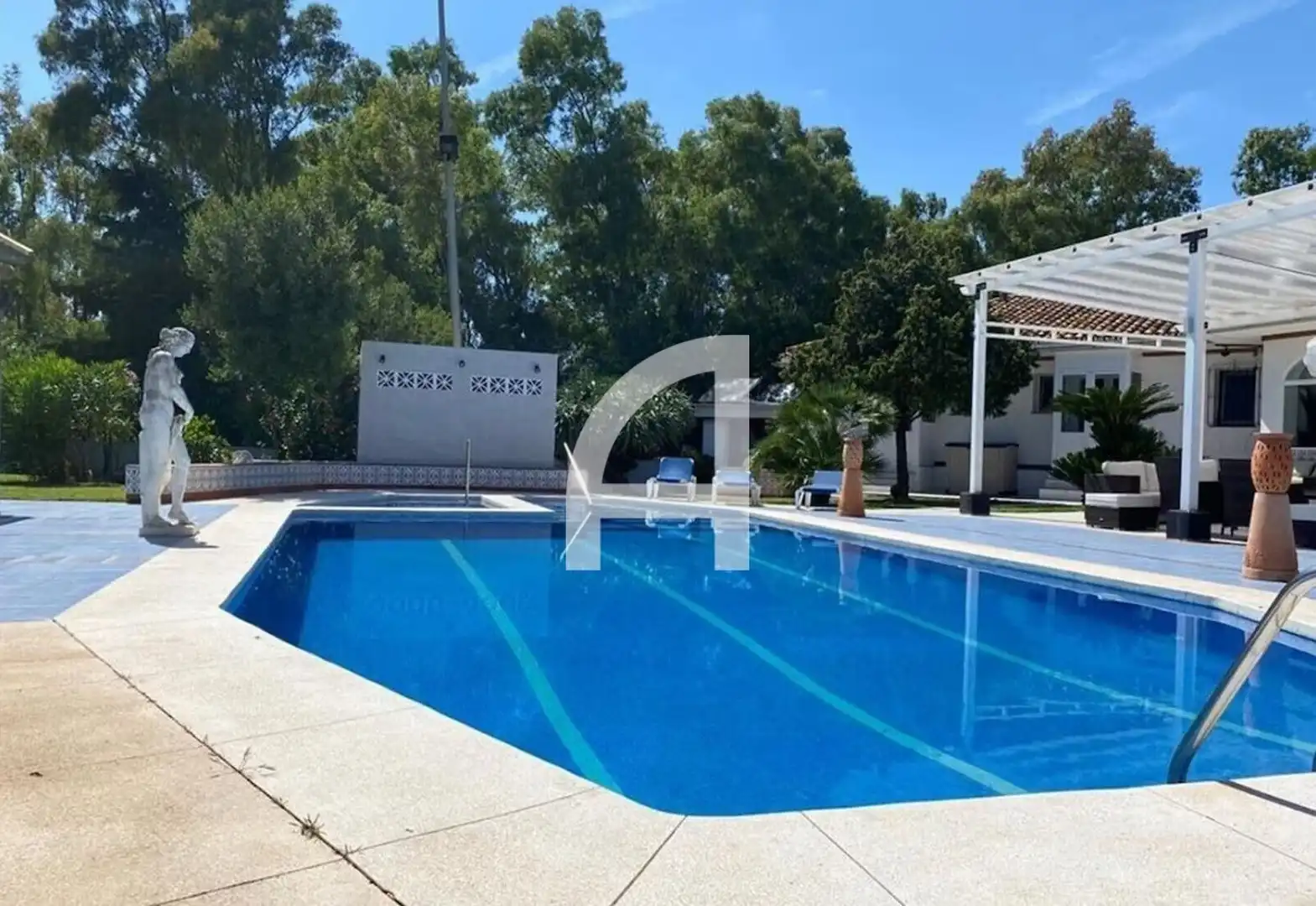 Piscina de Casa o chalet de alquiler en Mijas con Aire acondicionado, Calefacción y Terraza