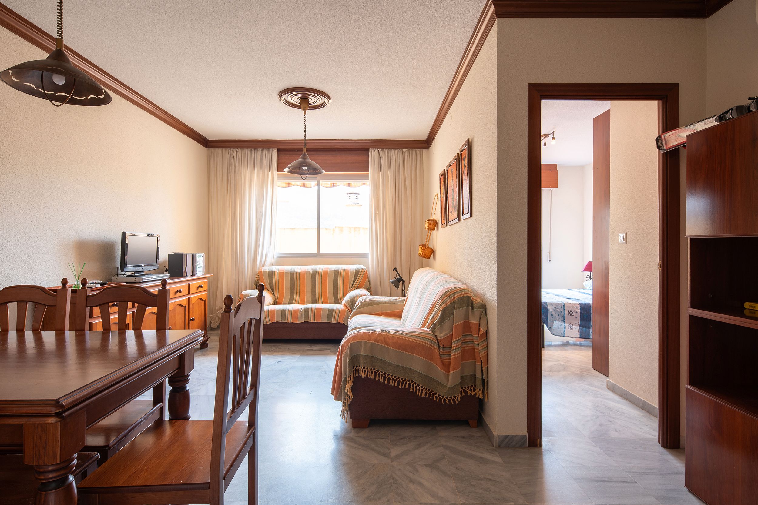 Bedroom of Flat for sale in Cenes de la Vega  with Air Conditioner, Terrace and Furnished