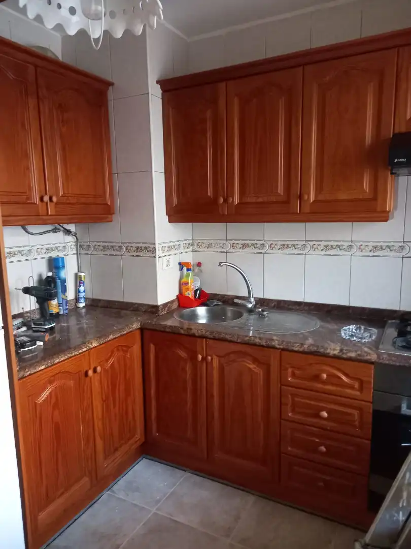Cocina de Estudio de alquiler en Puerto de la Cruz con Amueblado, Horno y Lavadora