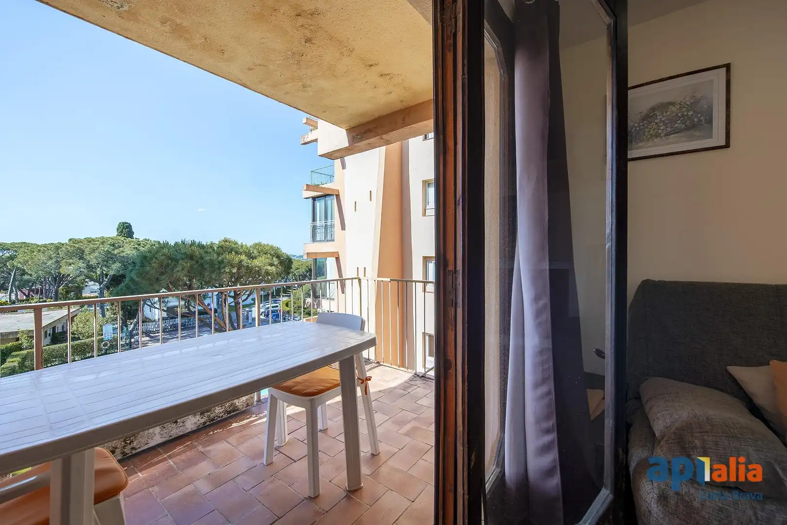 Terrassa de Apartament en venda en Castell d'Aro, Platja d'Aro i s'Agaró amb Jardí privat i Piscina