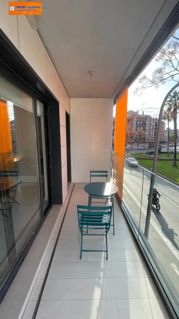 Balcony of Apartments for rent in  Palma de Mallorca  with Air Conditioner, Heating and Terrace