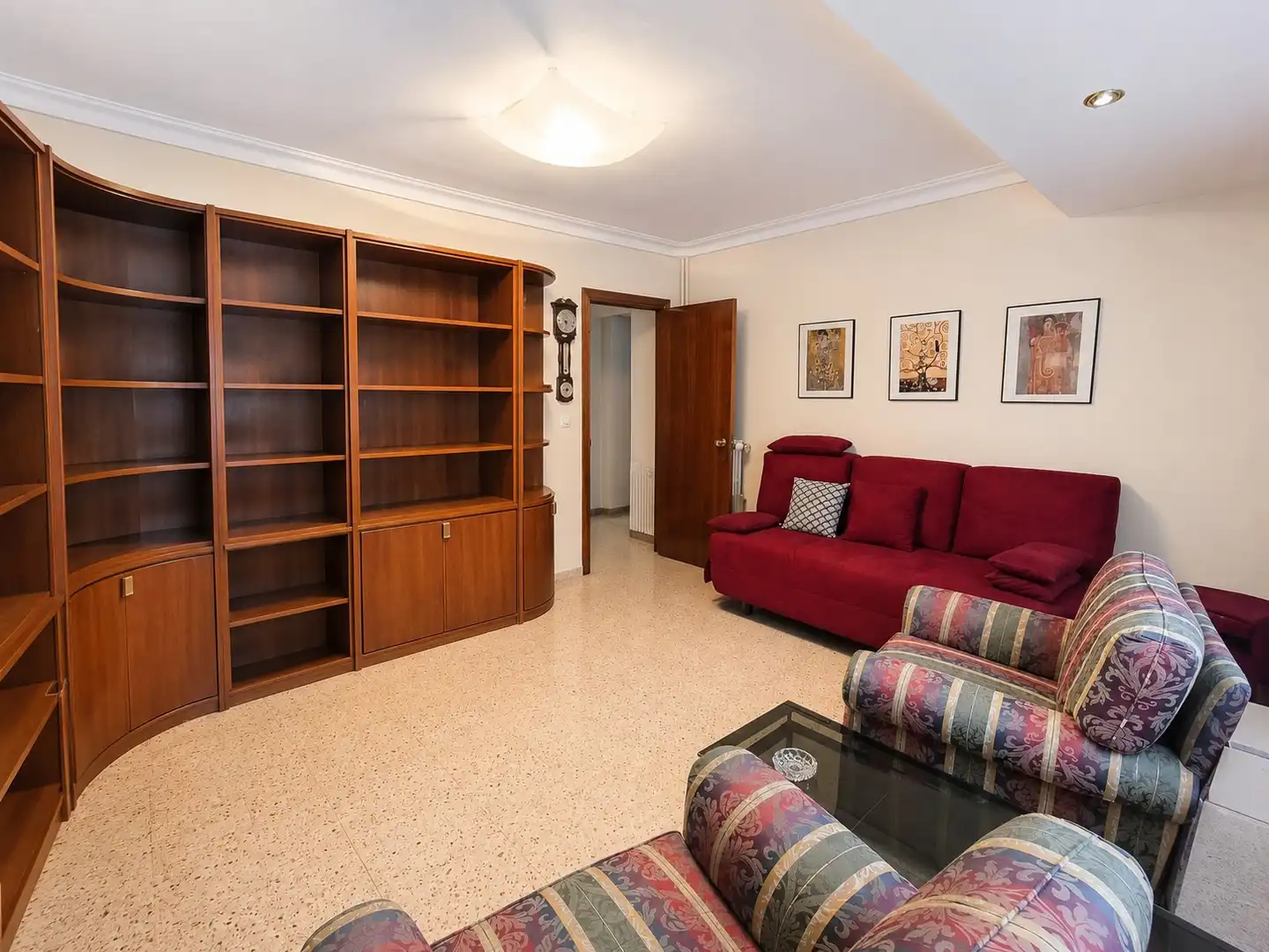 Sala de estar de Piso en venta en Zaragoza con Calefacción, Amueblado y Horno