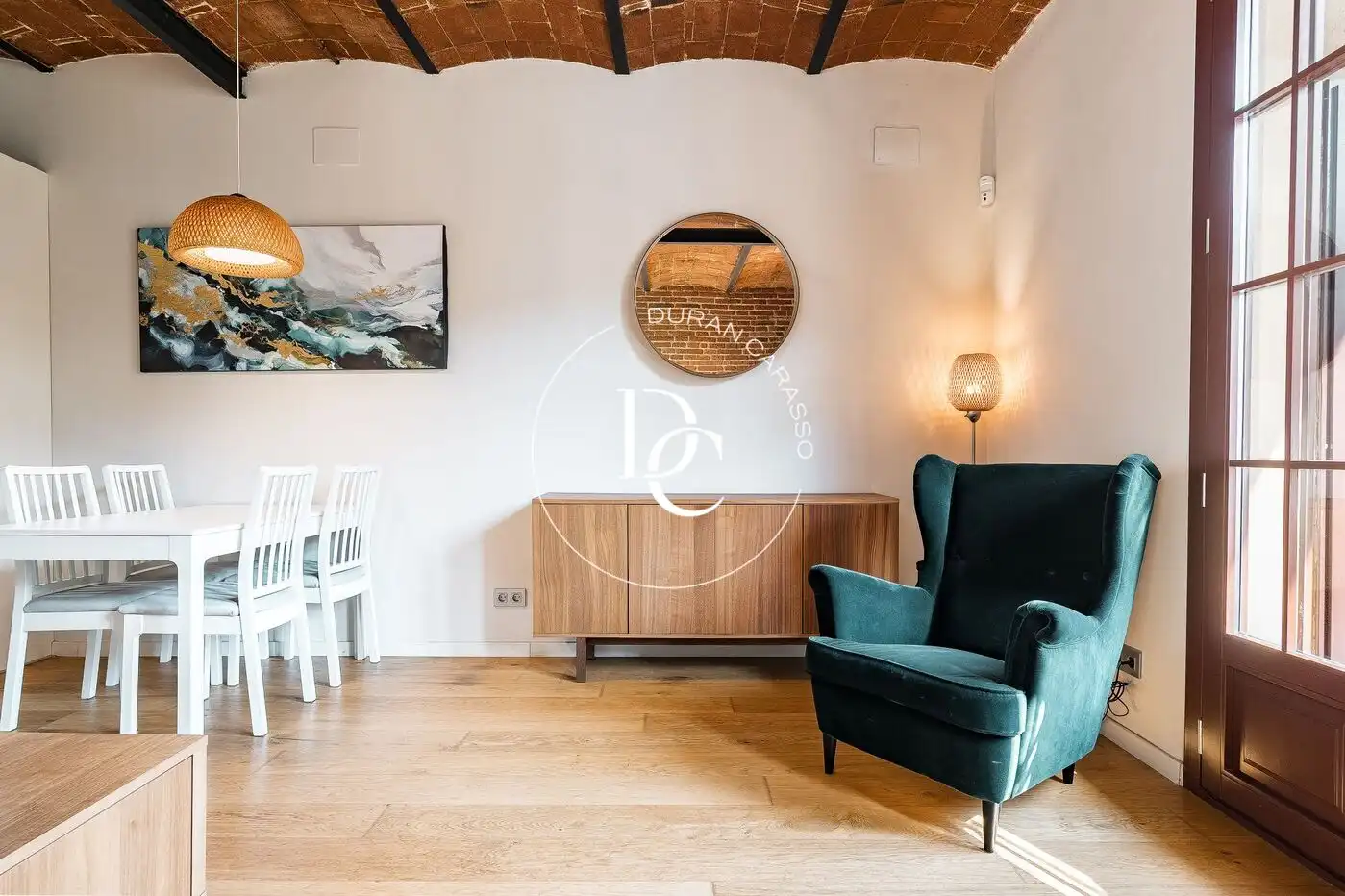 Sala de estar de Piso en venta en Barcelona con Aire acondicionado, Calefacción y Amueblado