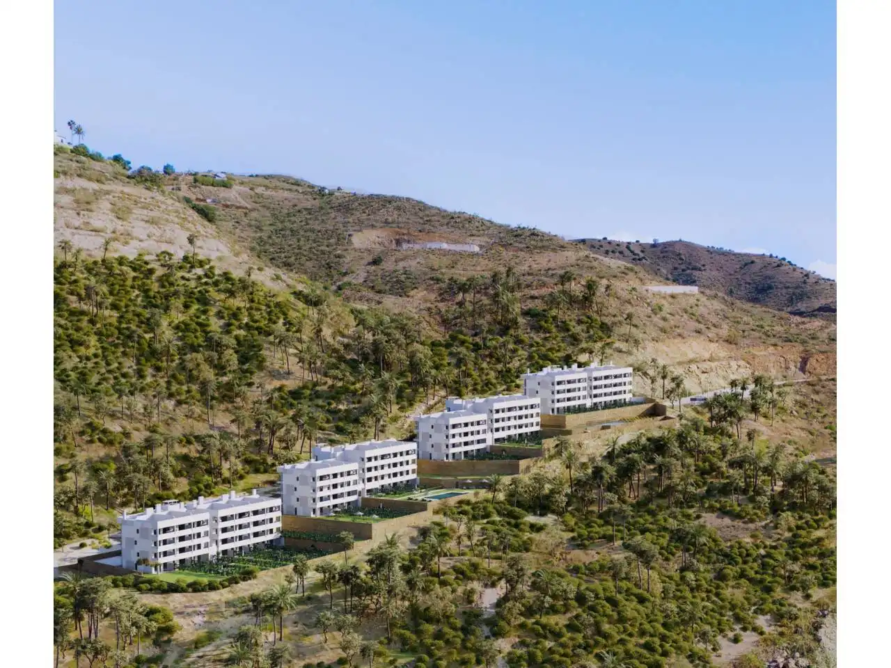 Exterior view of Flat for sale in Torrox  with Terrace, Alarm and Community pool