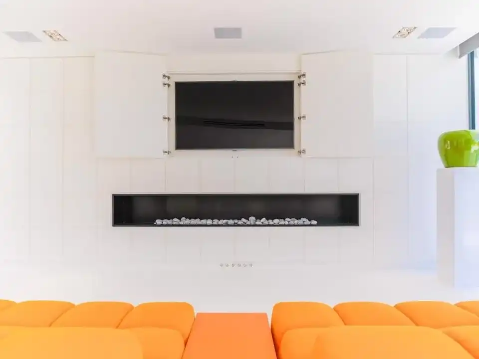 Sala de estar de Casa o chalet en venta en Moraira con Aire acondicionado, Calefacción y Terraza