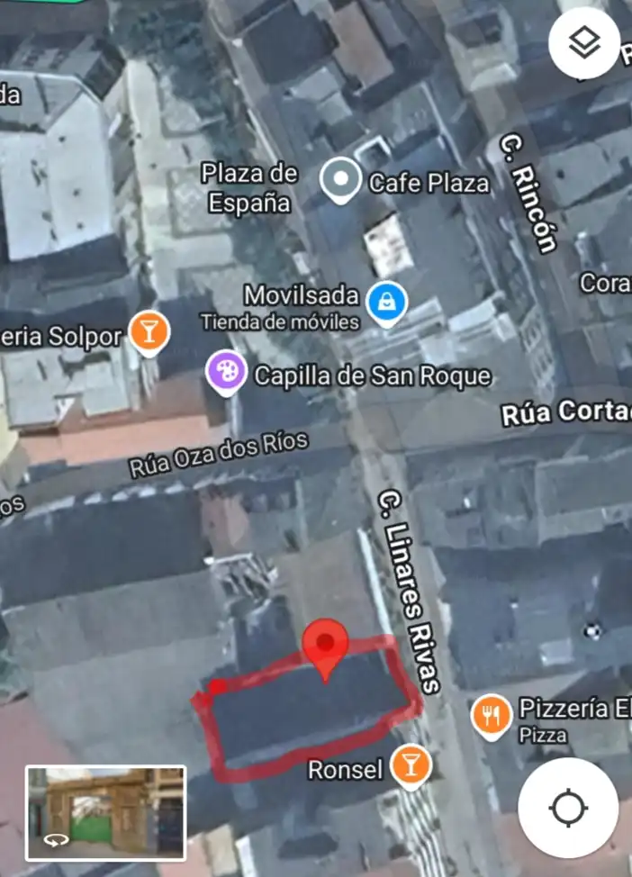 Terreno residencial en venta en Rúa Linares Rivas 6