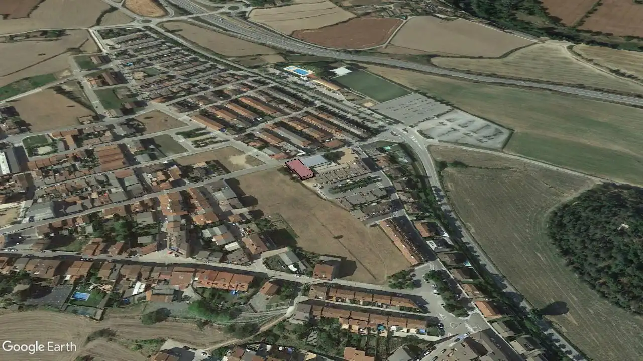 Vista exterior de Nau industrial en venda en Les Masies de Voltregà