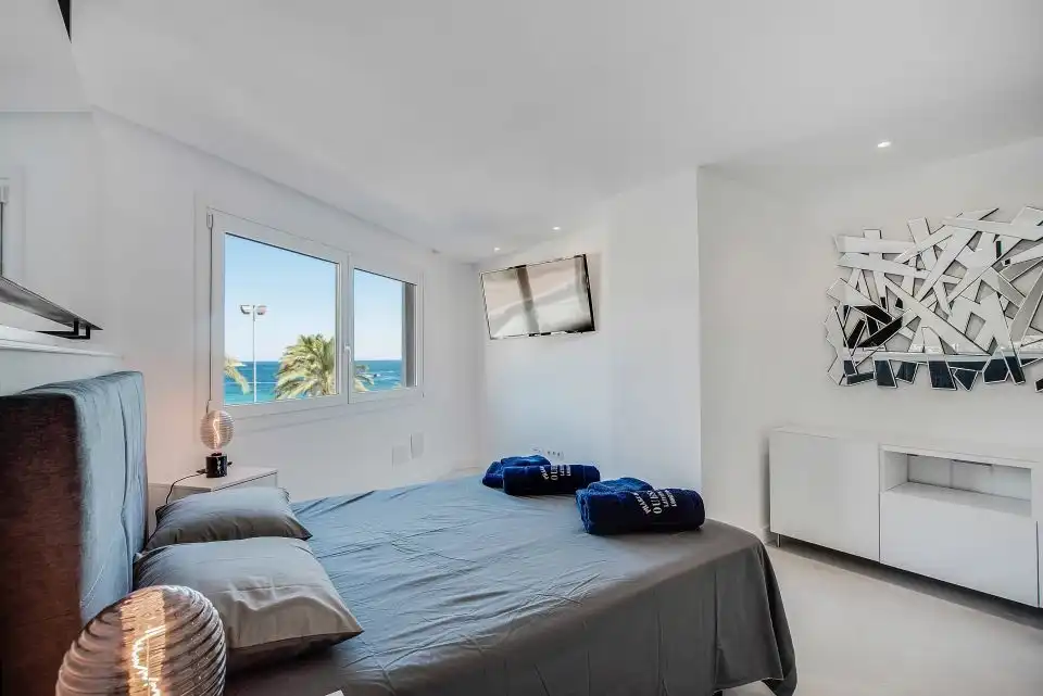 Schlafzimmer von Wohnungen zum Verkauf in Calvià mit Klimaanlage, Heizung und Terrasse
