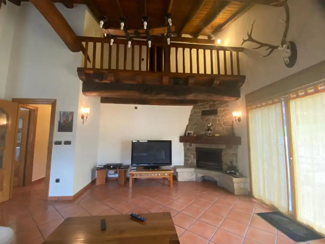 Sala de estar de Casa o chalet en venta en Idiazabal con Calefacción, Terraza y Amueblado