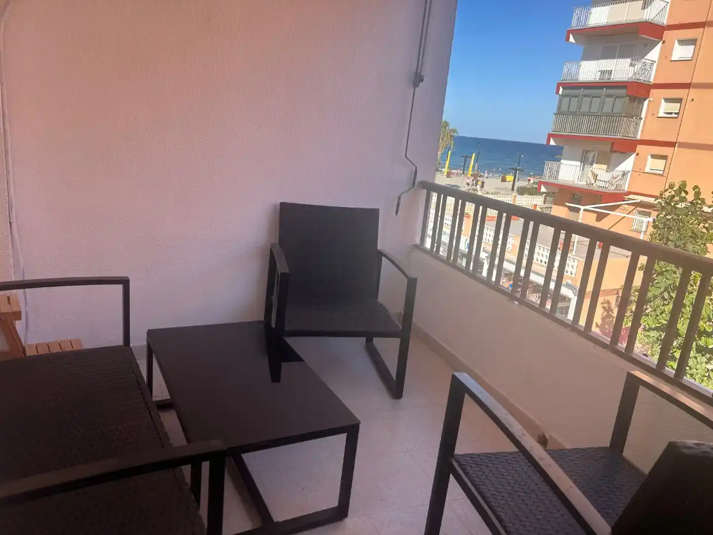 Balcony of Flat for rent in Oropesa del Mar / Orpesa  with Air Conditioner, Storage room and Furnished