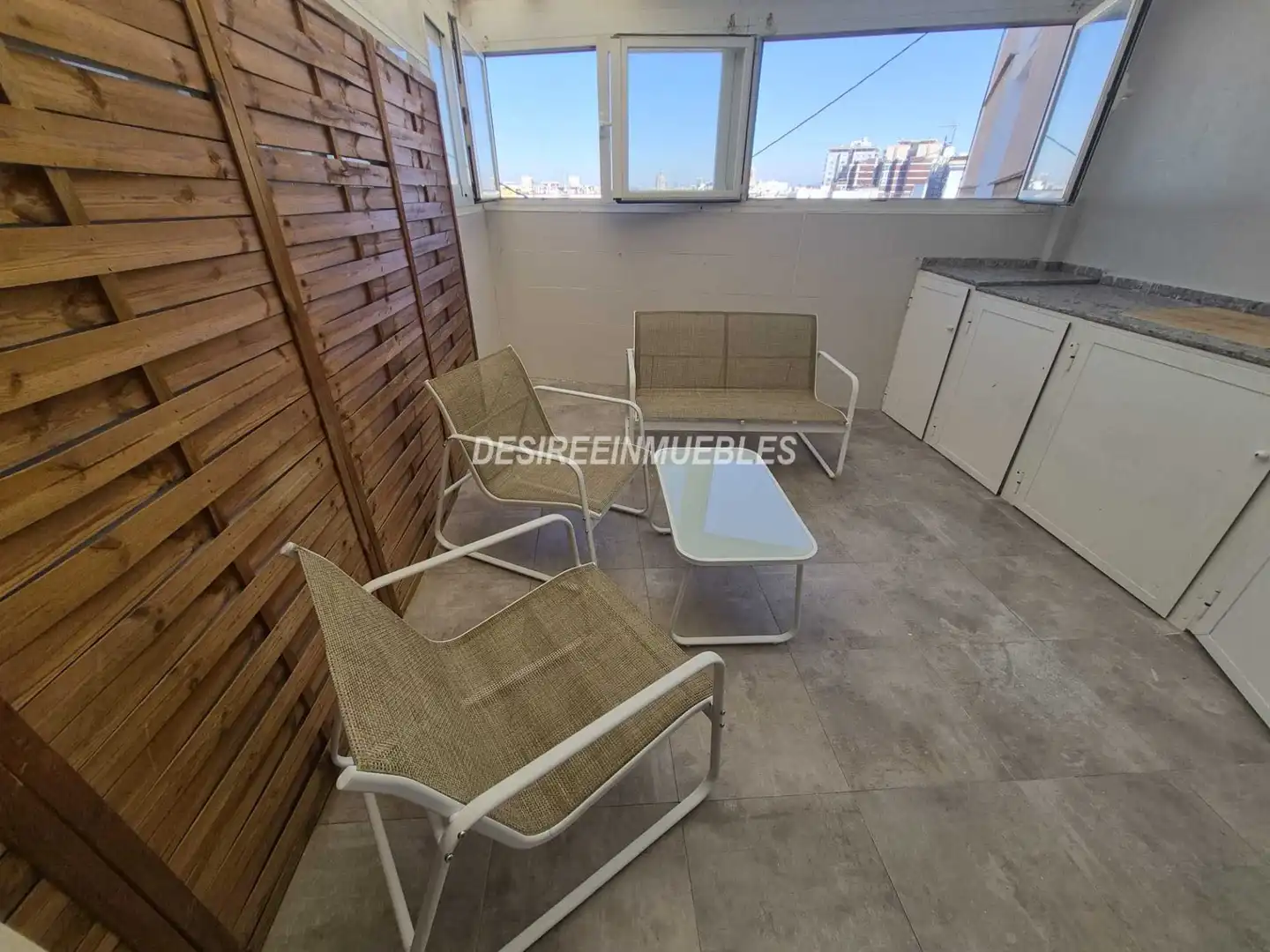 Terrassa de Pis de lloguer en Valencia amb Aire condicionat, Parquet i Terrassa