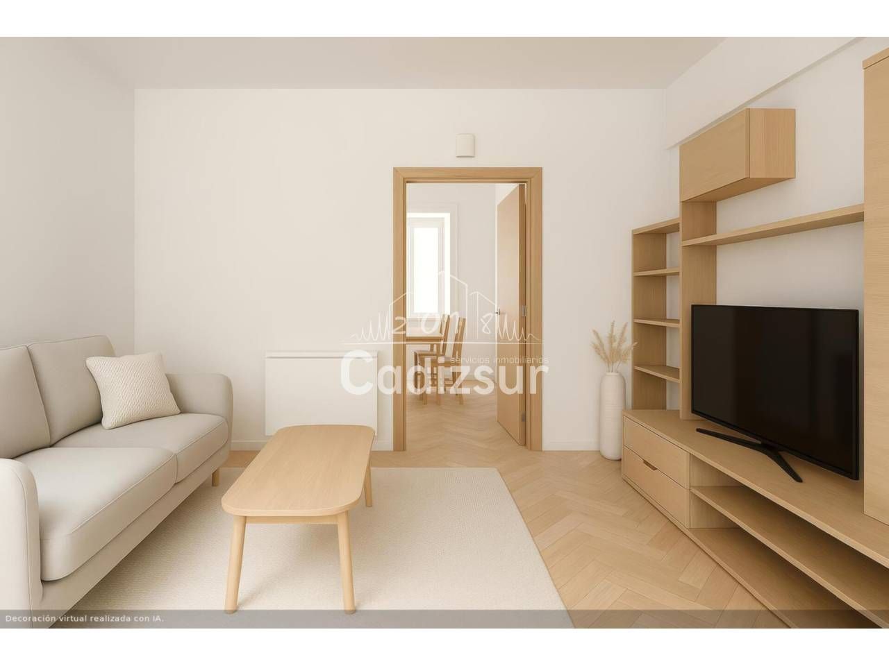 Living room of Flat for sale in  Cádiz Capital  with Terrace