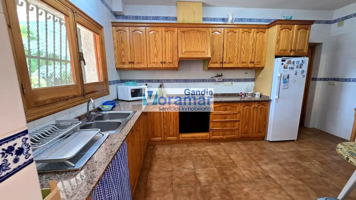 Cocina de Casa o chalet de alquiler en Barx con Jardín privado, Terraza y Piscina