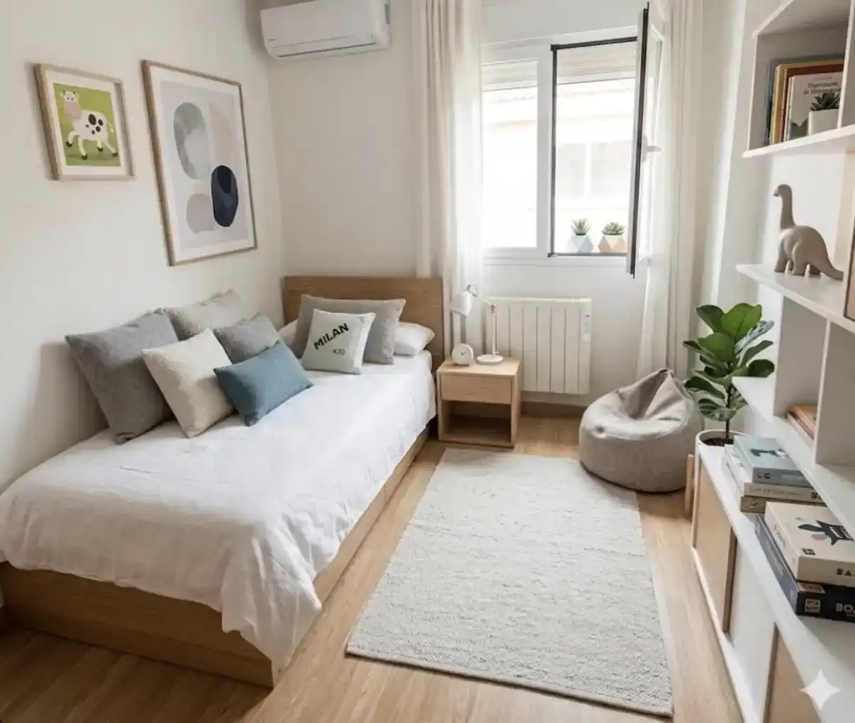 Schlafzimmer von Dachboden zum Verkauf in Chauchina mit Klimaanlage und Balkon