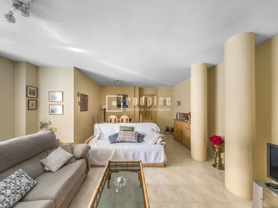Living room of Flat for sale in Madrid  with Air Conditioner, Heating and Private garden