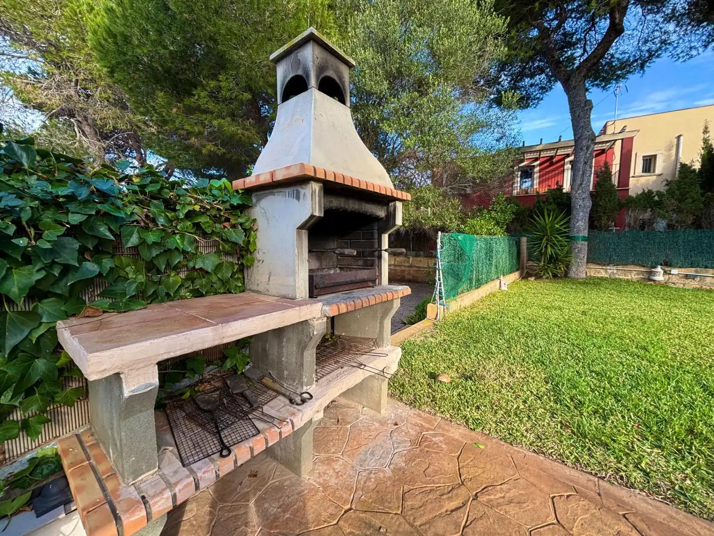 Garten von Einfamilien-Reihenhaus zum Verkauf in Llucmajor mit Heizung, Privatgarten und Terrasse