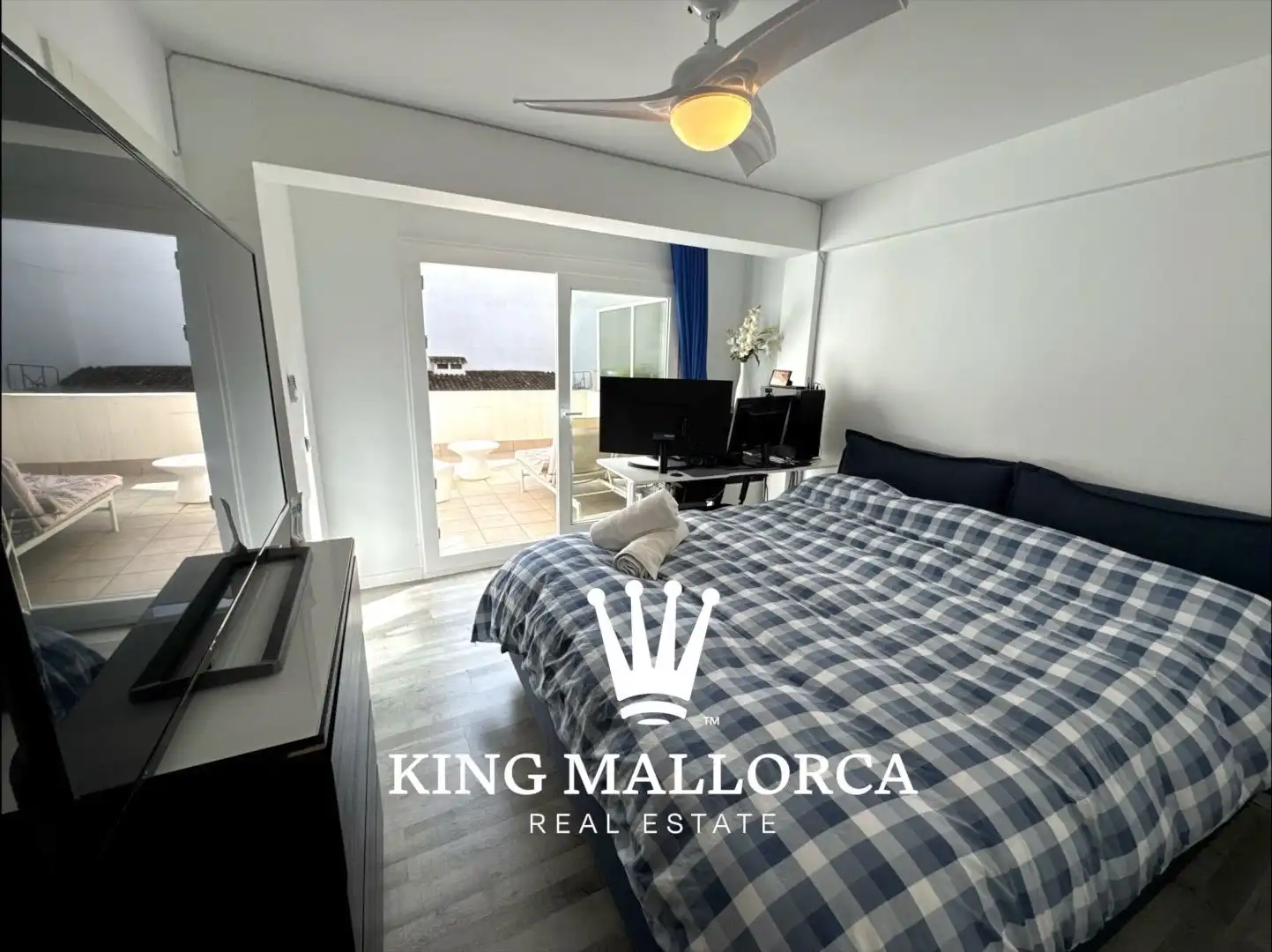 Dormitori de Apartament en venda en  Palma de Mallorca amb Aire condicionat, Calefacció i Terrassa