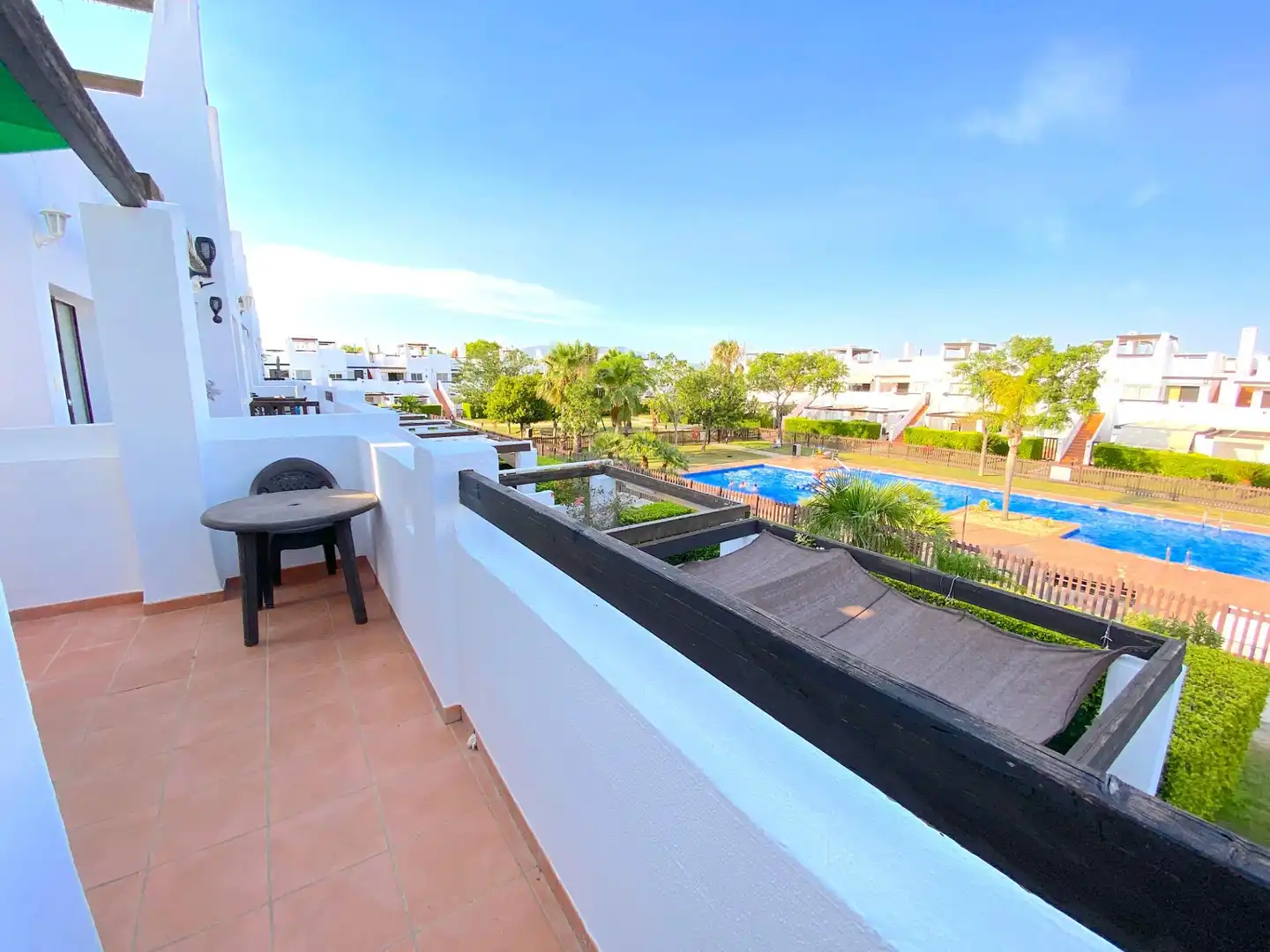 Terraza de Apartamento en venta en Alhama de Murcia con Aire acondicionado, Jardín privado y Amueblado