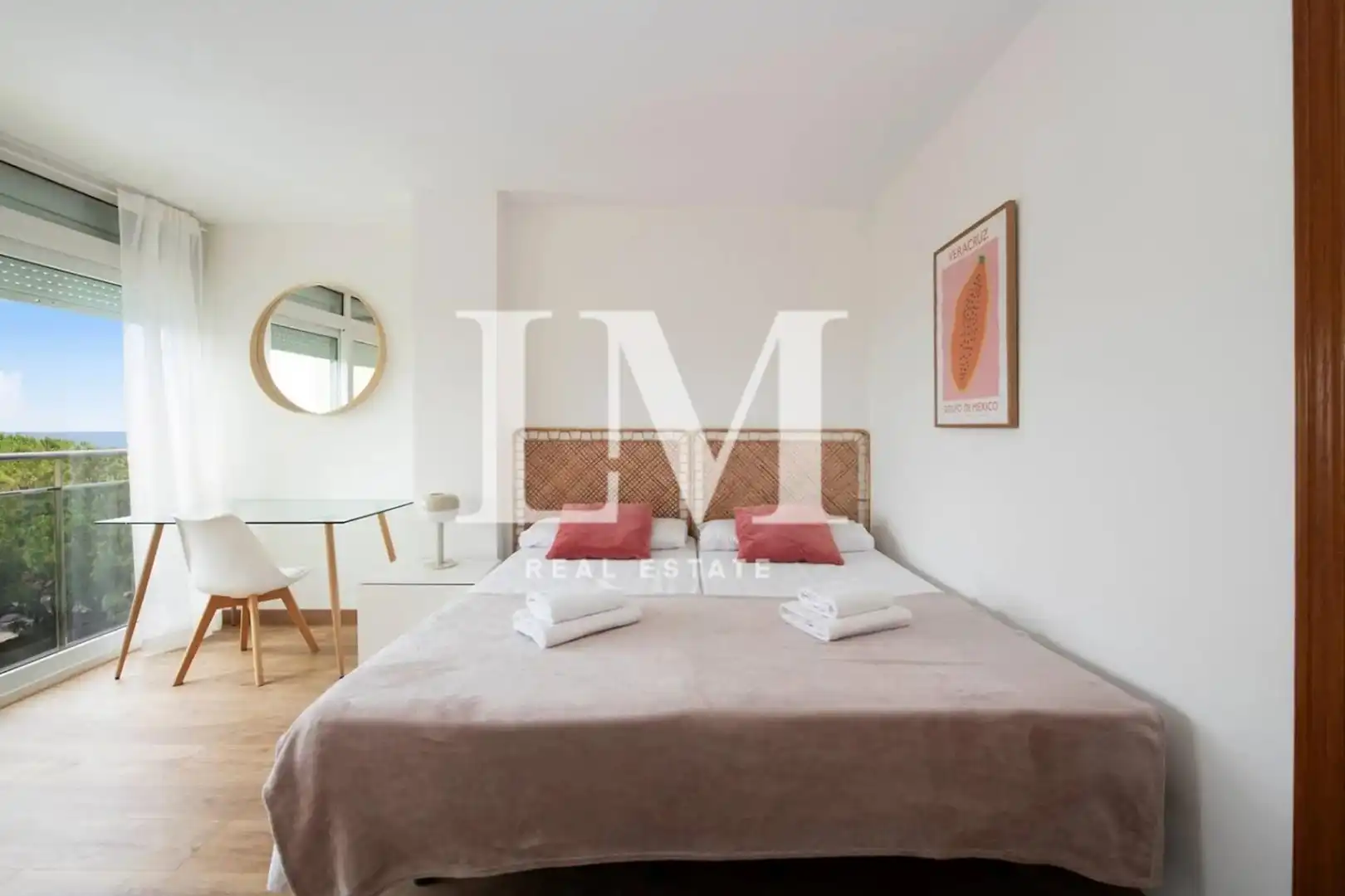 Habitación de Apartamento de alquiler en Gavà con Aire acondicionado, Terraza y Amueblado