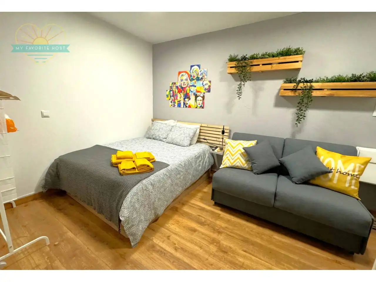 Bedroom of Study for rent in Madrid  with Parquet flooring and Furnished