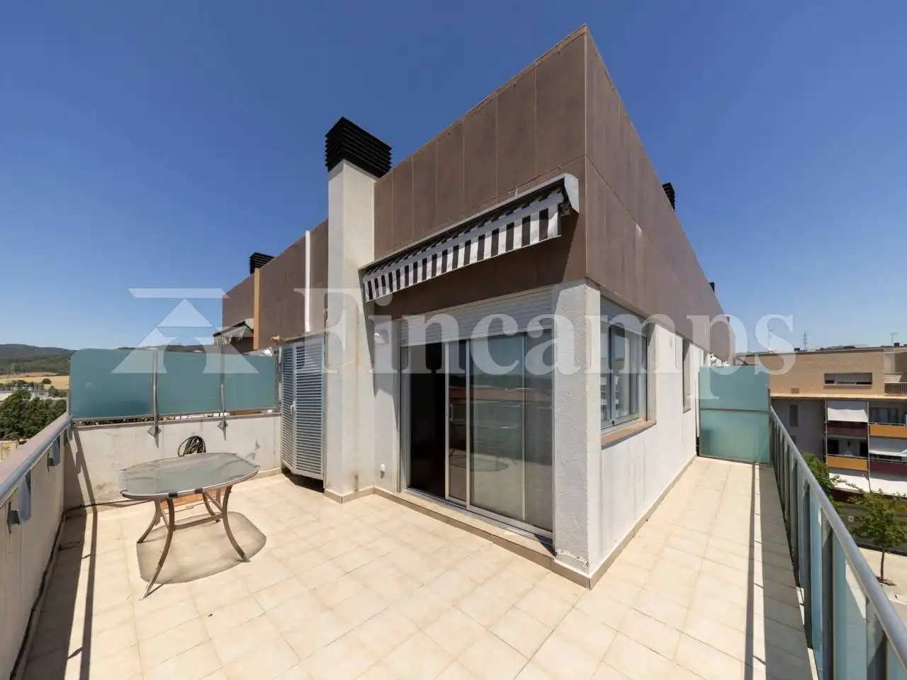 Terrasse von Dachboden zum Verkauf in Terrassa mit Klimaanlage, Heizung und Parkett