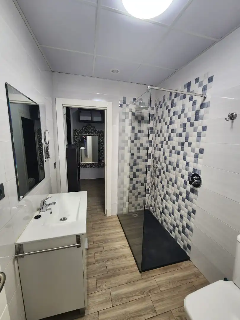 Baño de Piso de alquiler en Málaga con Aire acondicionado, Horno y Lavadora