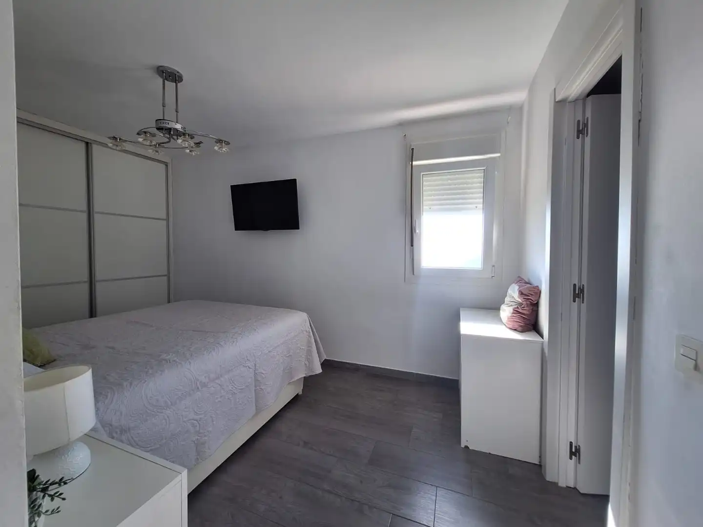 Schlafzimmer von Wohnung zur Miete in La Línea de la Concepción mit Terrasse, Möbliert und Ofen