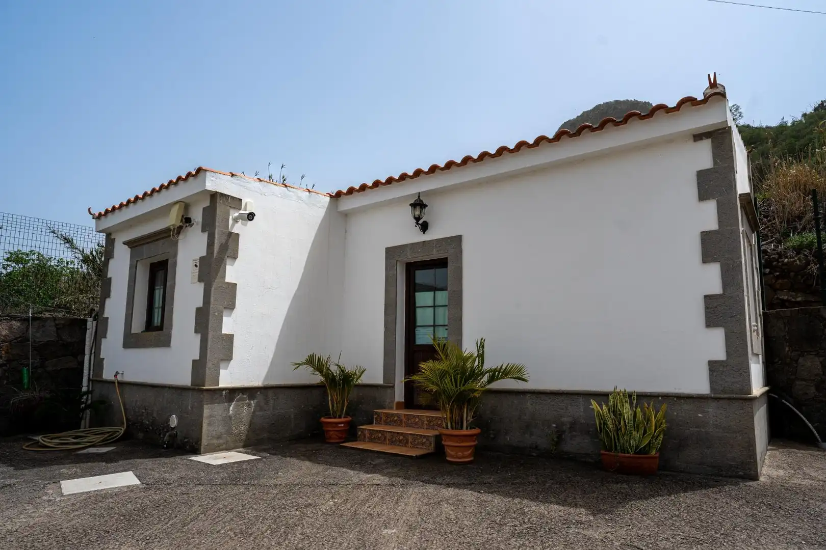 Vista exterior de Casa o chalet en venta en Vega de San Mateo con Aire acondicionado, Calefacción y Jardín privado