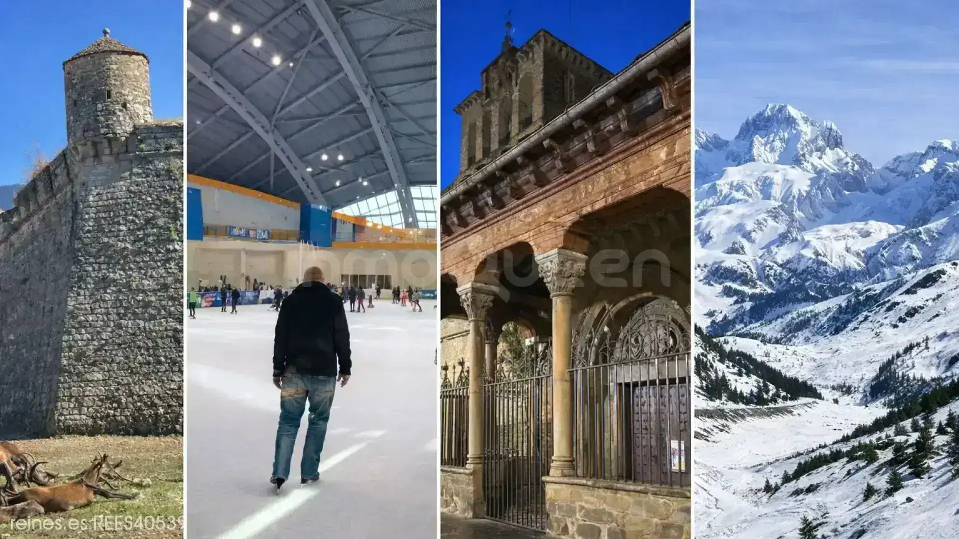Vista exterior de Piso en venta en Jaca con Calefacción, Terraza y Amueblado