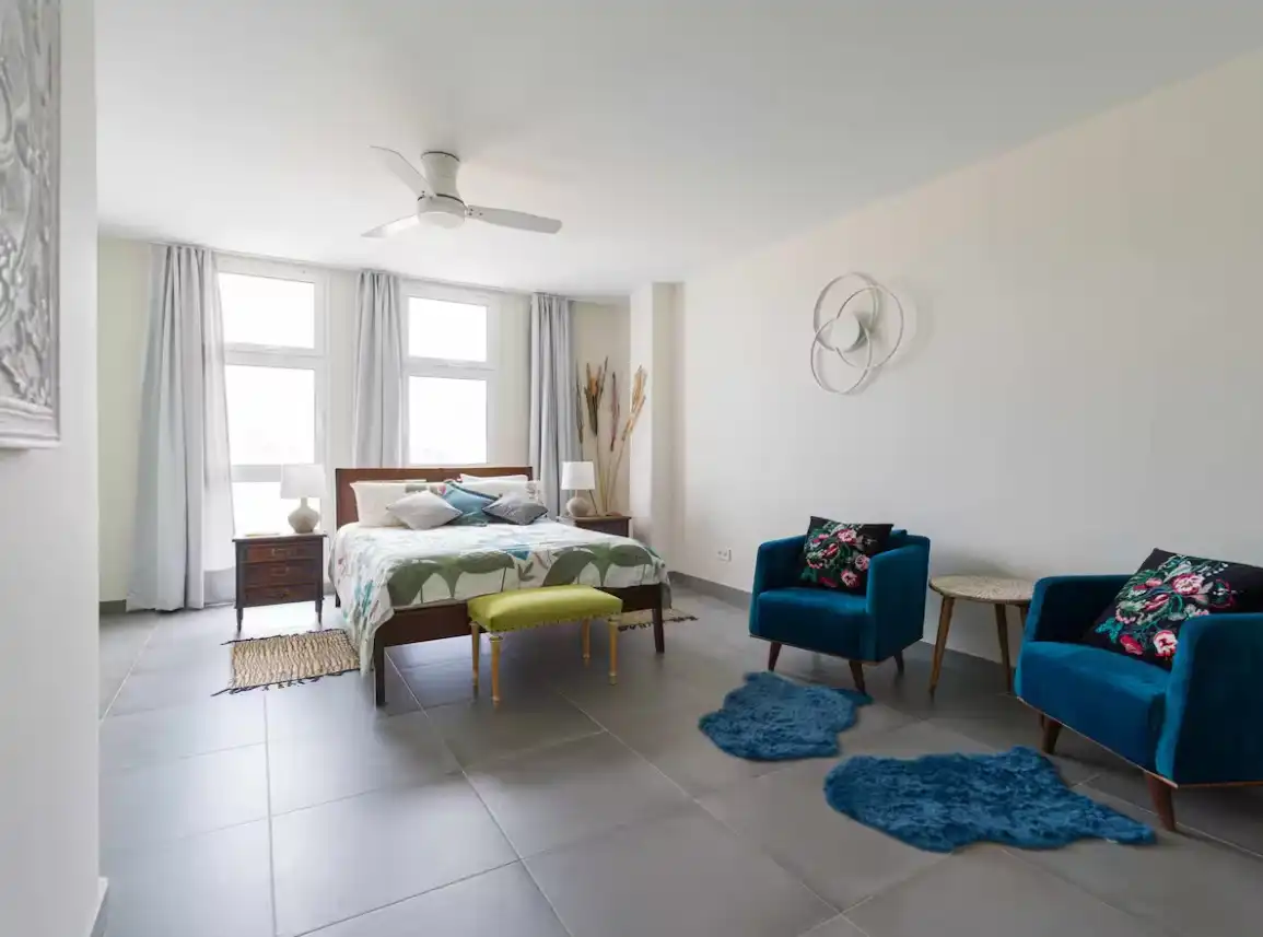 Dormitori de Apartament de lloguer en Las Palmas de Gran Canaria amb Aire condicionat, Calefacció i Parquet