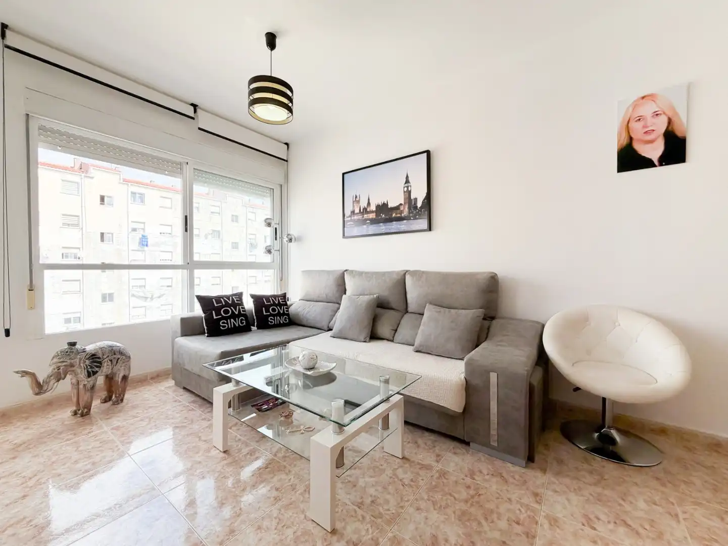 Living room of Apartments for sale in El Campello  with Air Conditioner, Storage room and Balcony