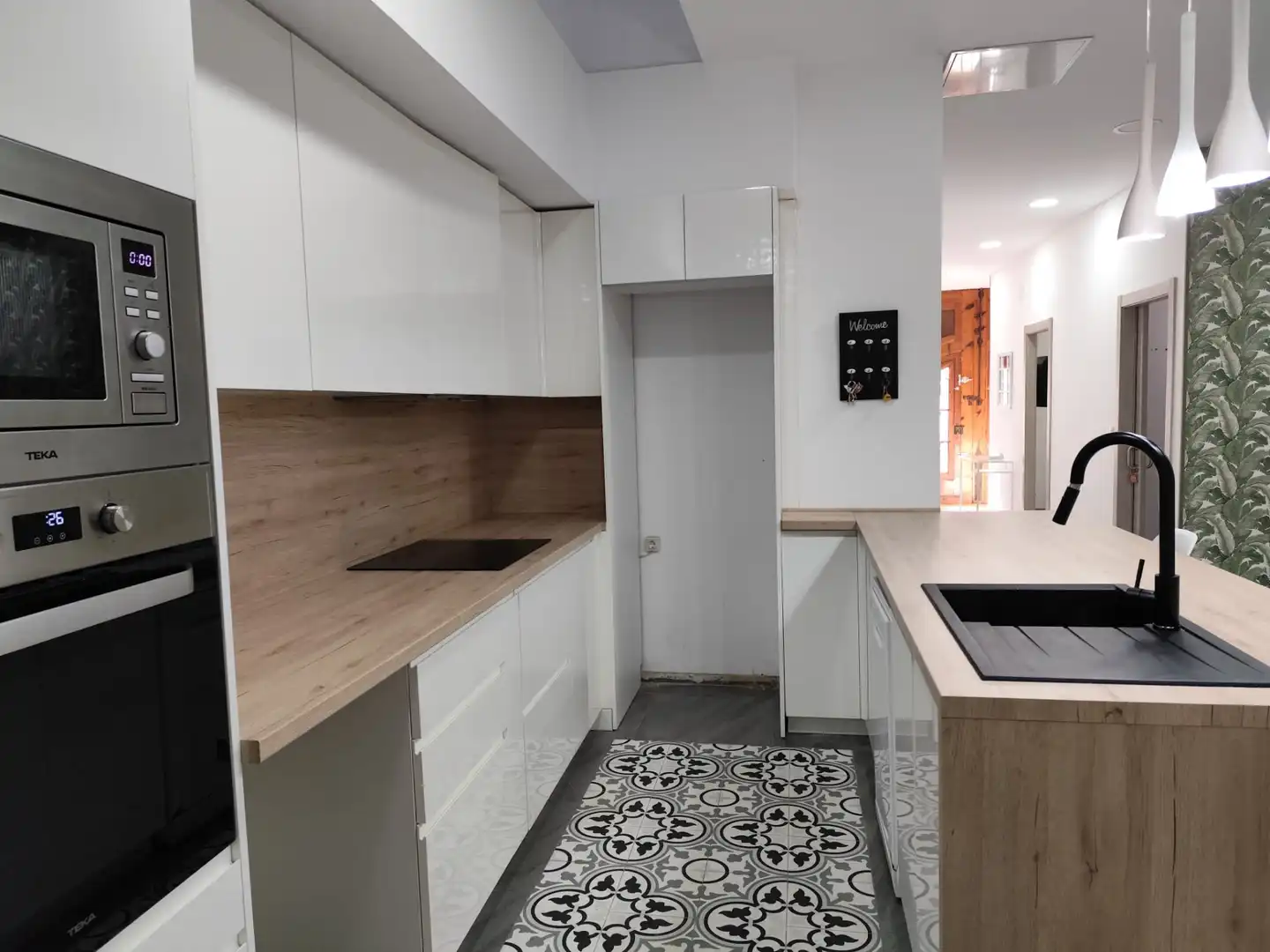 Kitchen of Flat for sale in Benetússer  with Air Conditioner