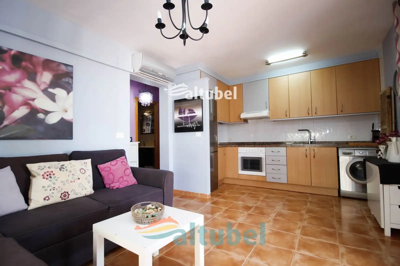Cocina de Ático en venta en Peñíscola / Peníscola con Aire acondicionado, Terraza y Piscina