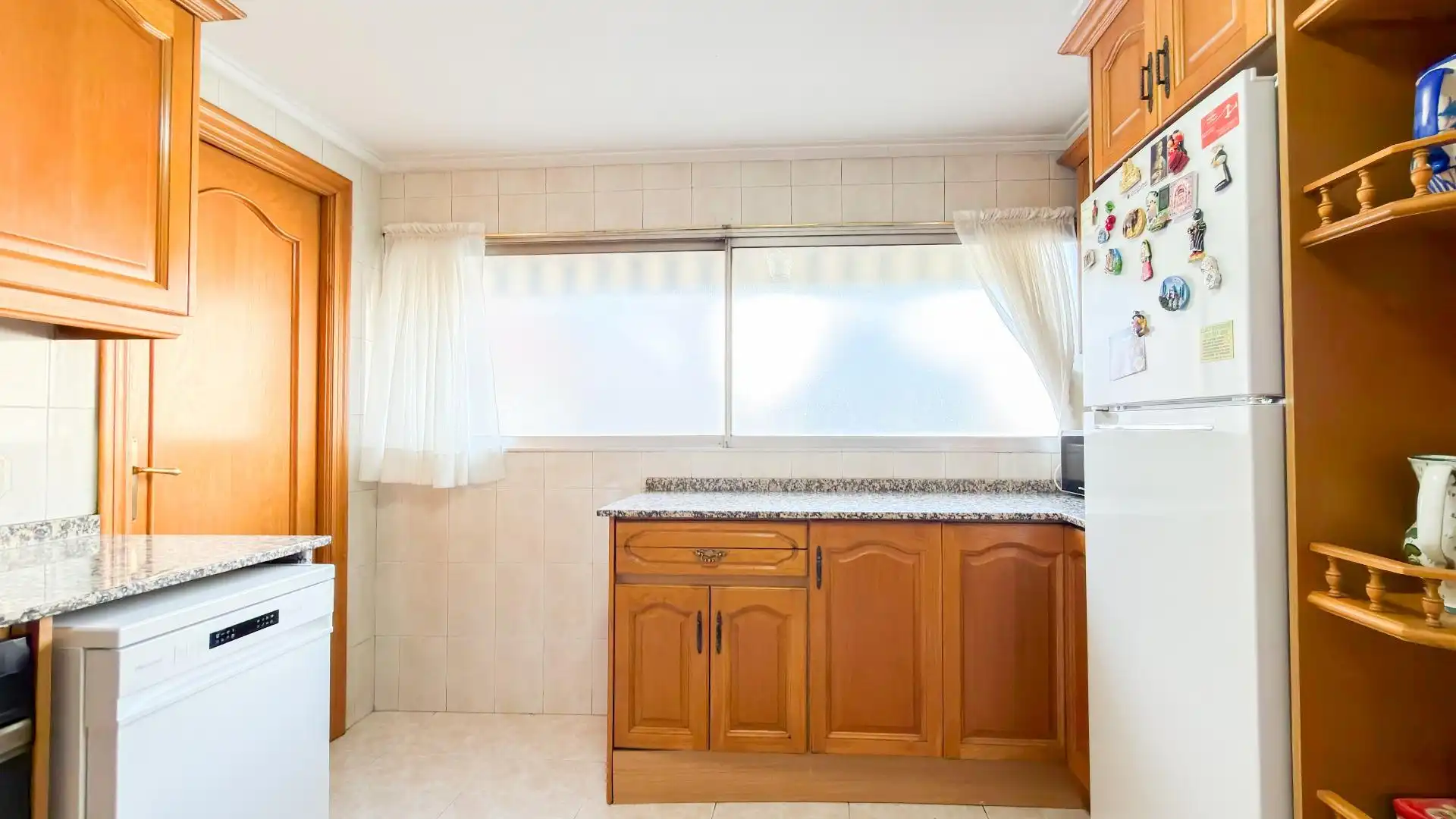 Küche von Wohnung zum Verkauf in Valencia mit Klimaanlage, Heizung und Parkett
