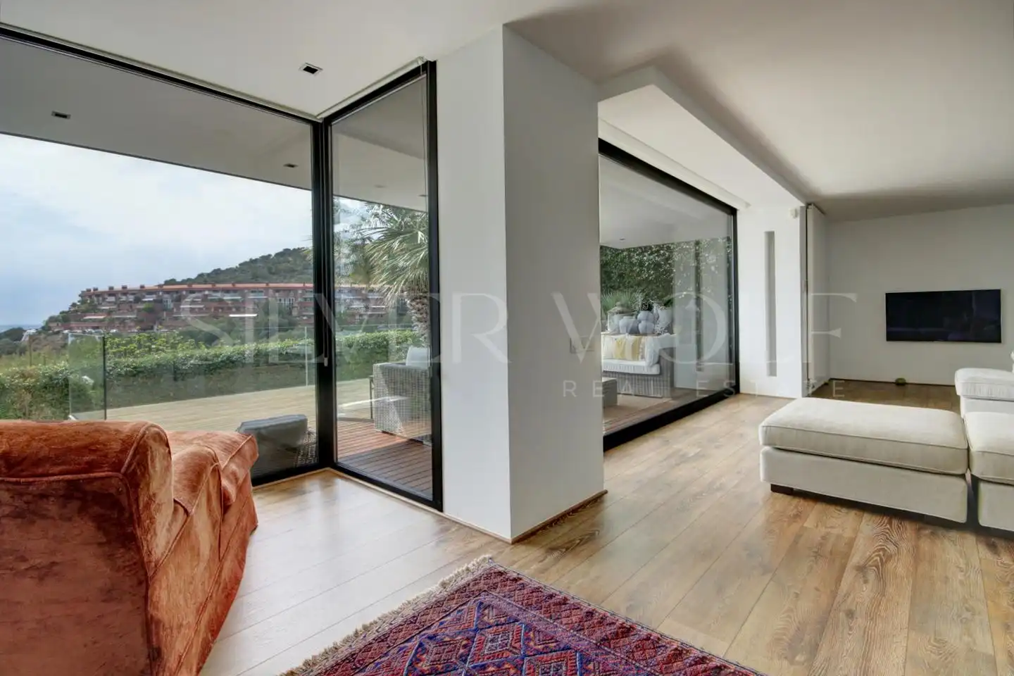 Sala de estar de Casa o chalet en venta en Sitges con Aire acondicionado, Calefacción y Jardín privado