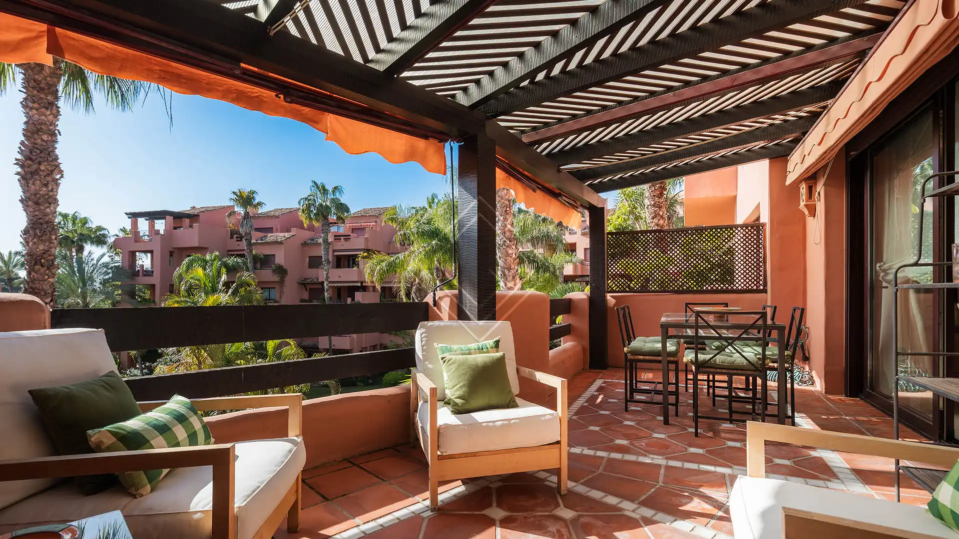 Terrace of Flat for rent in Marbella  with Air Conditioner, Terrace and Storage room