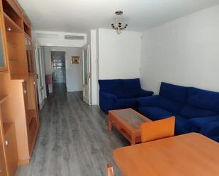 Living room of Flat to rent in  Zaragoza Capital  with Heating, Parquet flooring and Furnished