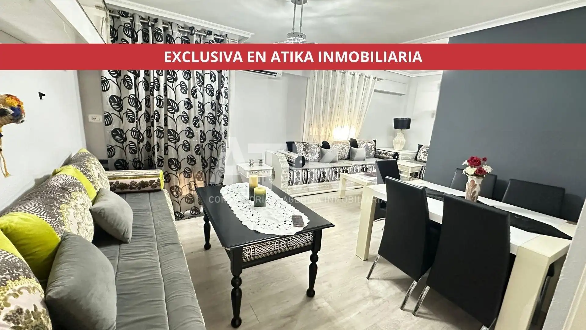 Sala d'estar de Pis en venda en Ontinyent amb Aire condicionat, Calefacció i Parquet