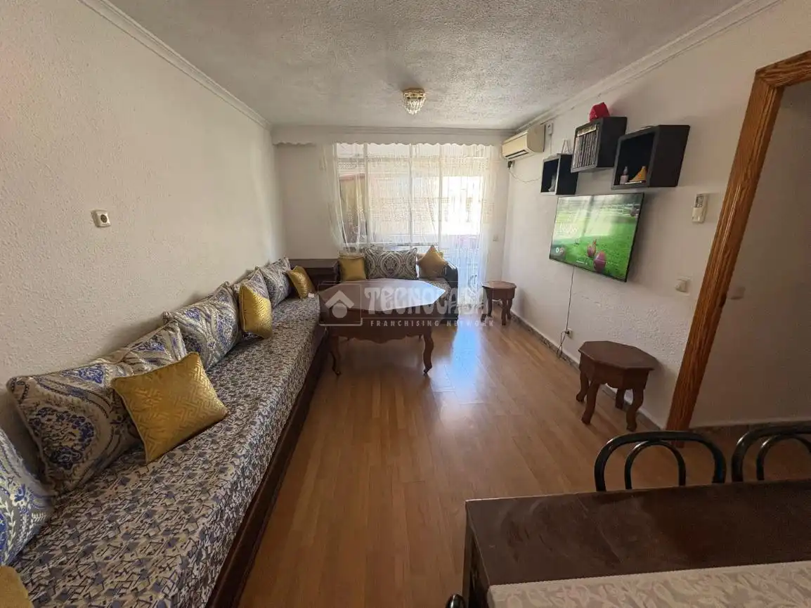 Sala d'estar de Pis en venda en Málaga amb Aire condicionat i Terrassa