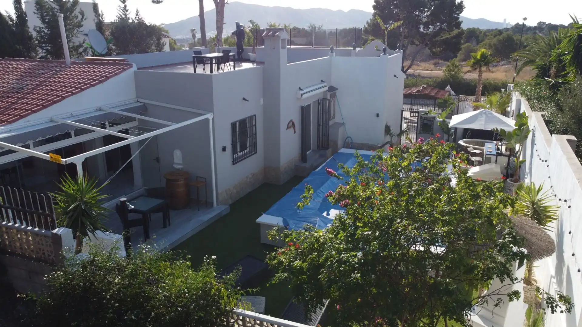 Garten von Haus oder Chalet zum Verkauf in La Nucia mit Privatgarten, Terrasse und Abstellraum