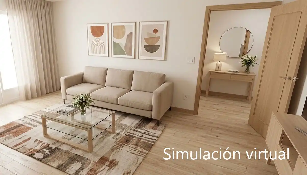 Sala d'estar de Pis en venda en Madrid amb Calefacció i Terrassa