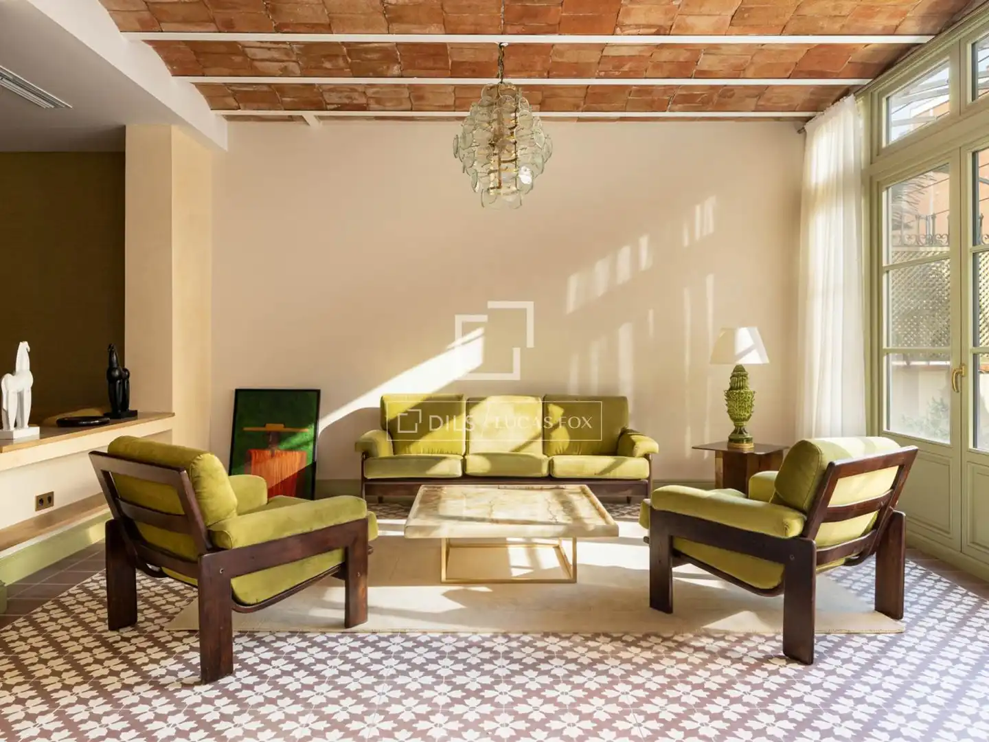Living room of Flat for sale in Barcelona  with Air Conditioner, Heating and Terrace