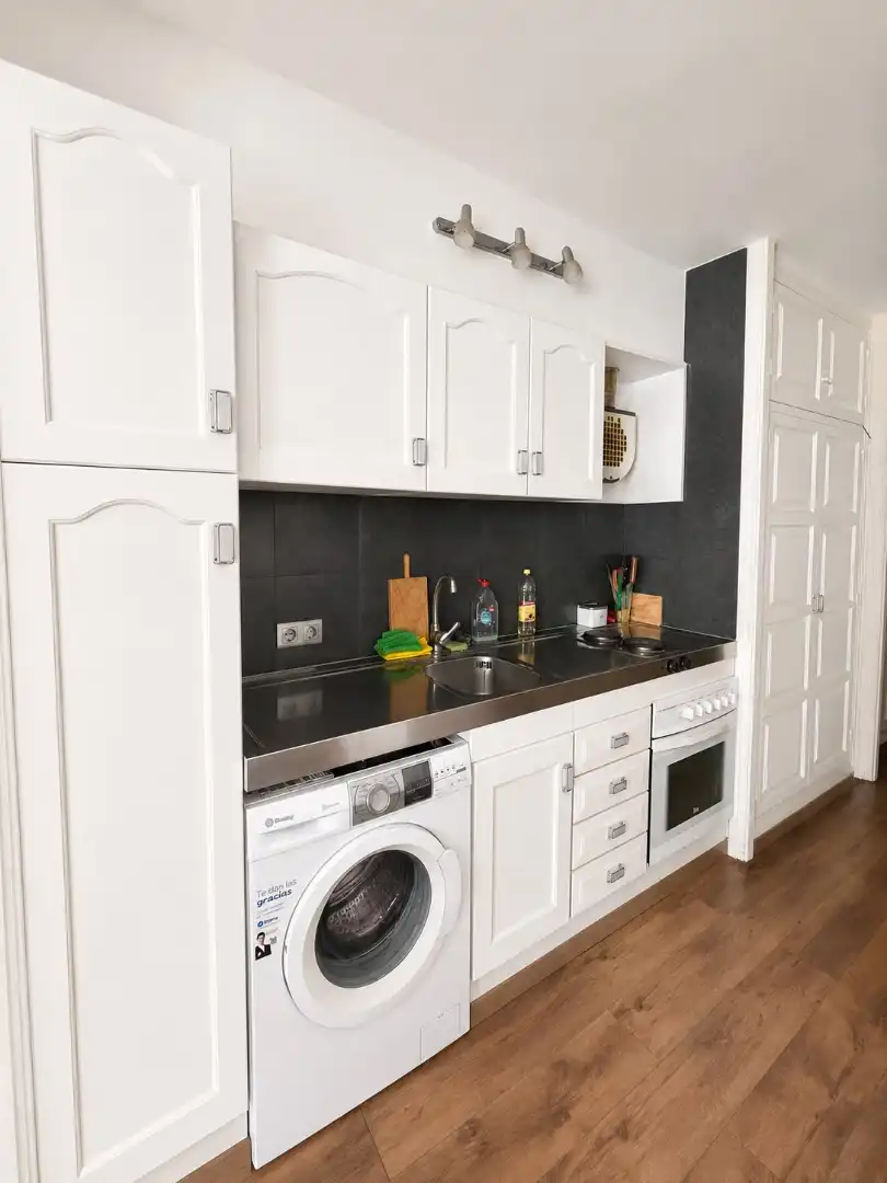 Cocina de Apartamento en venta en L'Estartit con Aire acondicionado, Terraza y Amueblado